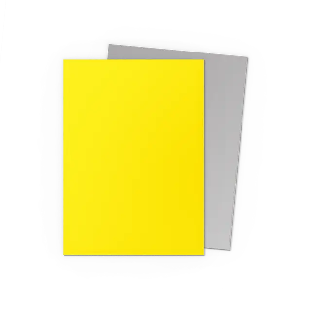 Dragon Shield - Standard size Sleeves - Matte Dual - Yellow & Silver (100 Sleeves)