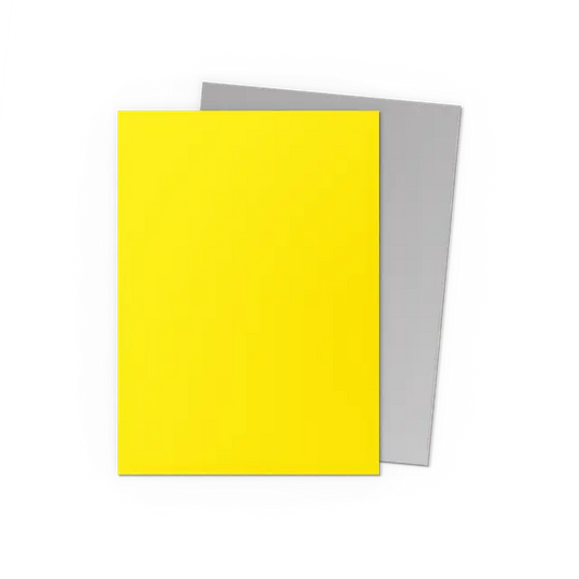 Dragon Shield - Standard size Sleeves - Matte Dual - Yellow & Silver (100 Sleeves)
