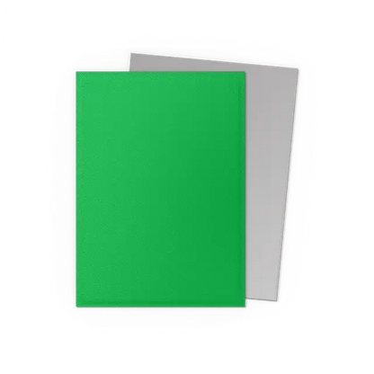 Dragon Shield - Standard size Sleeves - Matte Dual - Apple Green & Silver (100 Sleeves)