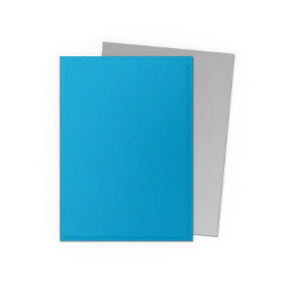 Dragon Shield- Standard size  Sleeves - Matte Dual - Sky Blue & Silver (100 Sleeves)