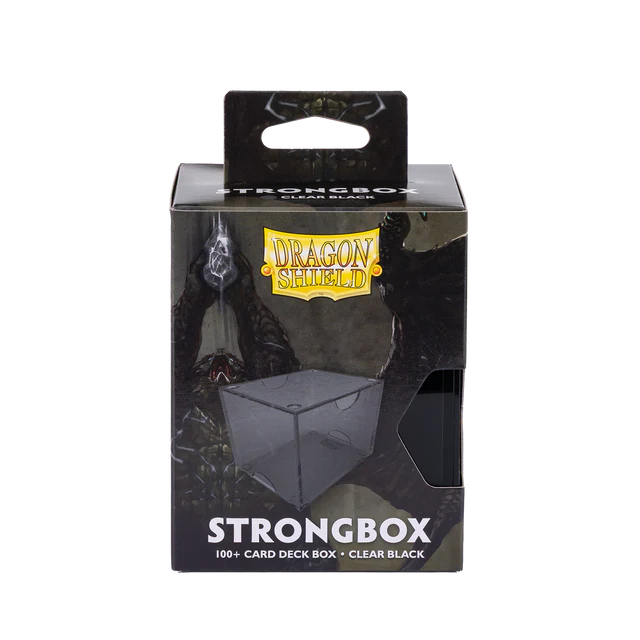 Dragon Shield - Strongbox Box - Clear Black