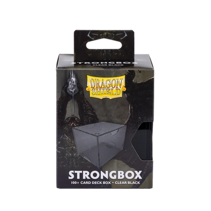 Dragon Shield - Strongbox Box - Clear Black