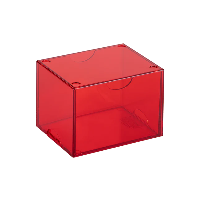 Dragon Shield - Strongbox Box - Clear Red