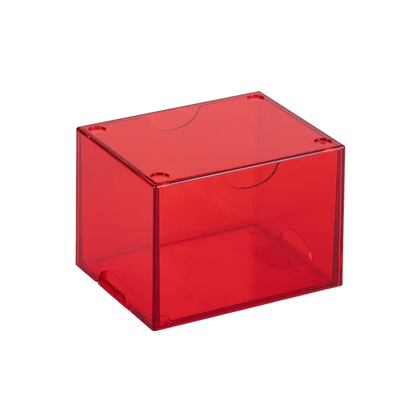Dragon Shield - Strongbox Box - Clear Red