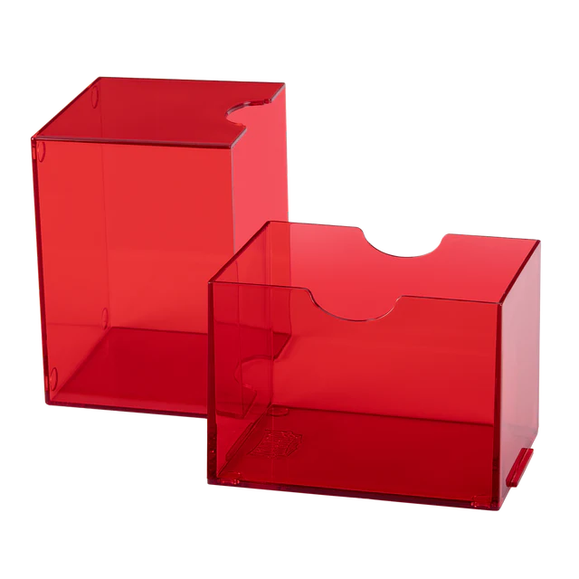 Dragon Shield - Strongbox Box - Clear Red