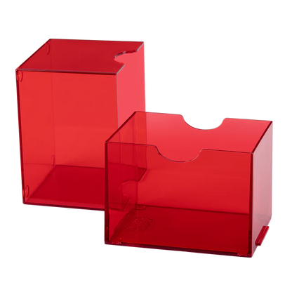 Dragon Shield - Strongbox Box - Clear Red