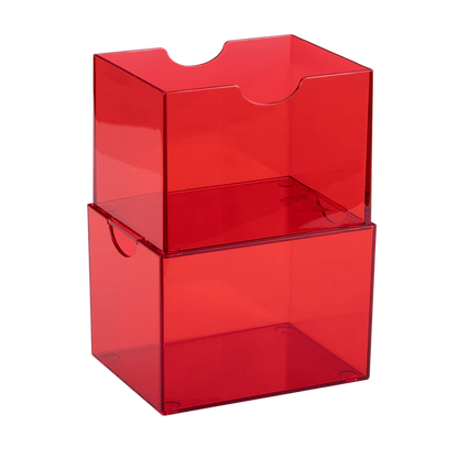 Dragon Shield - Strongbox Box - Clear Red