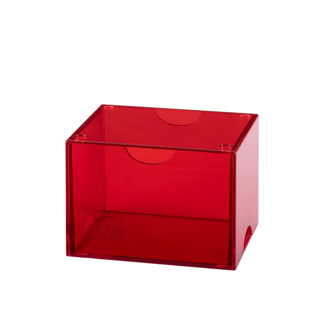 Dragon Shield - Strongbox Box - Clear Red