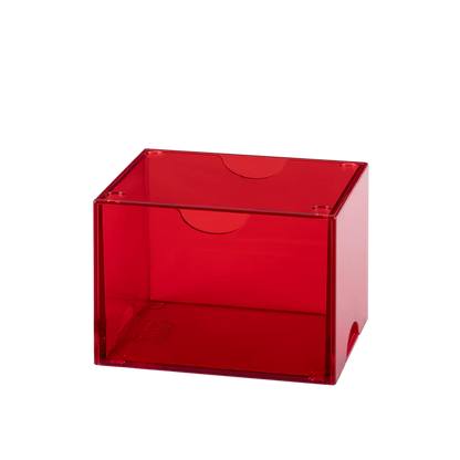 Dragon Shield - Strongbox Box - Clear Red