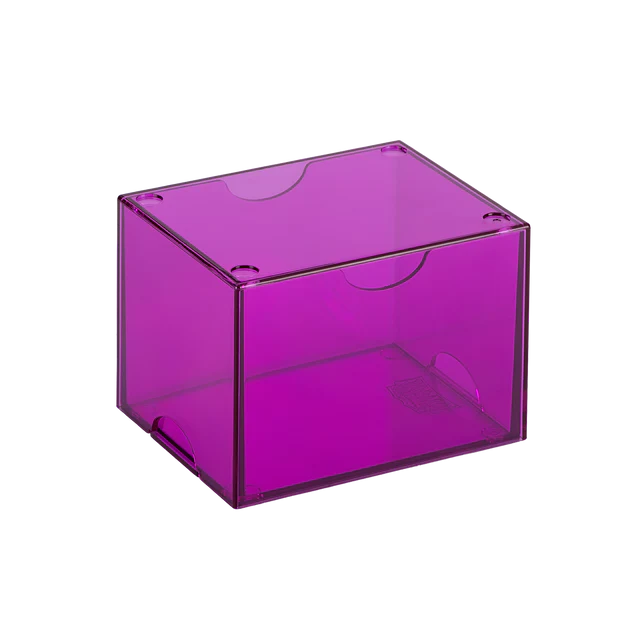 Dragon Shield - Strongbox Box - Clear Purple