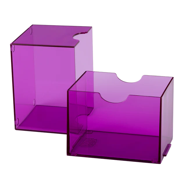 Dragon Shield - Strongbox Box - Clear Purple