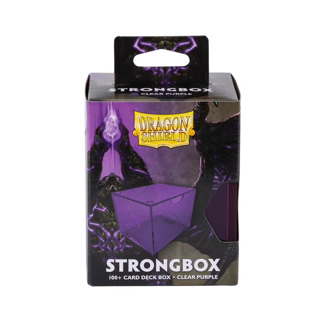 Dragon Shield - Strongbox Box - Clear Purple