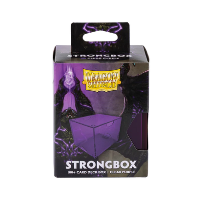 Dragon Shield - Strongbox Box - Clear Purple