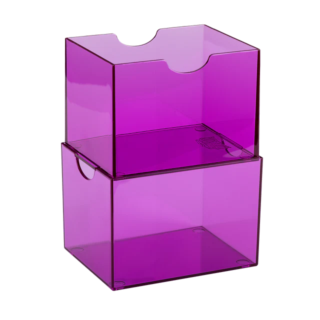 Dragon Shield - Strongbox Box - Clear Purple