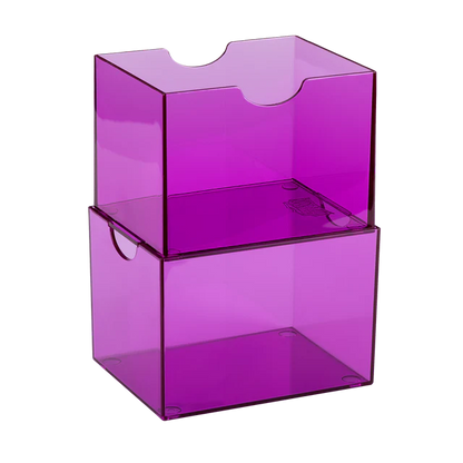 Dragon Shield - Strongbox Box - Clear Purple