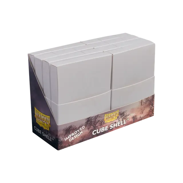 Dragon Shield - Cube Shell - Ashen White