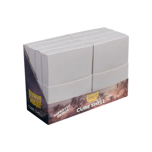 Dragon Shield - Cube Shell - Ashen White
