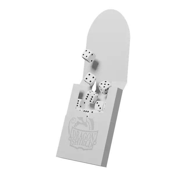 Dragon Shield - Cube Shell - Ashen White