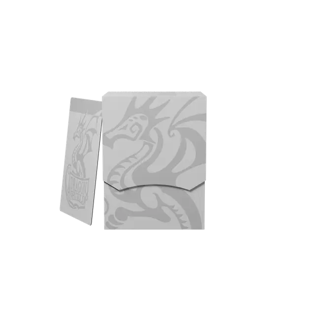 Dragon Shield - Deck Shell - Ashen White