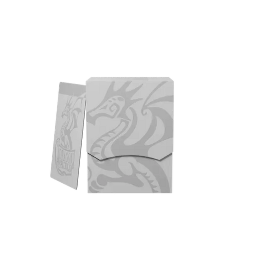 Dragon Shield - Deck Shell - Ashen White
