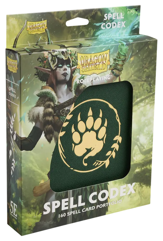 Dragon Shield - Spell Codex - Forest Green