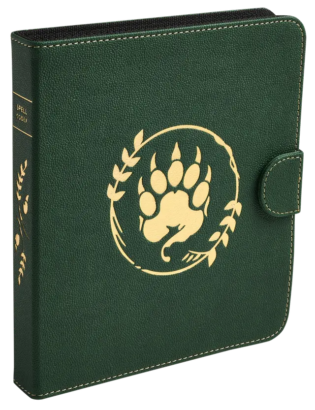 Dragon Shield - Spell Codex - Forest Green