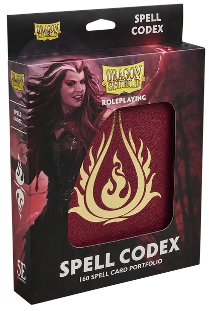 Dragon Shield - Spell Codex - Blood Red