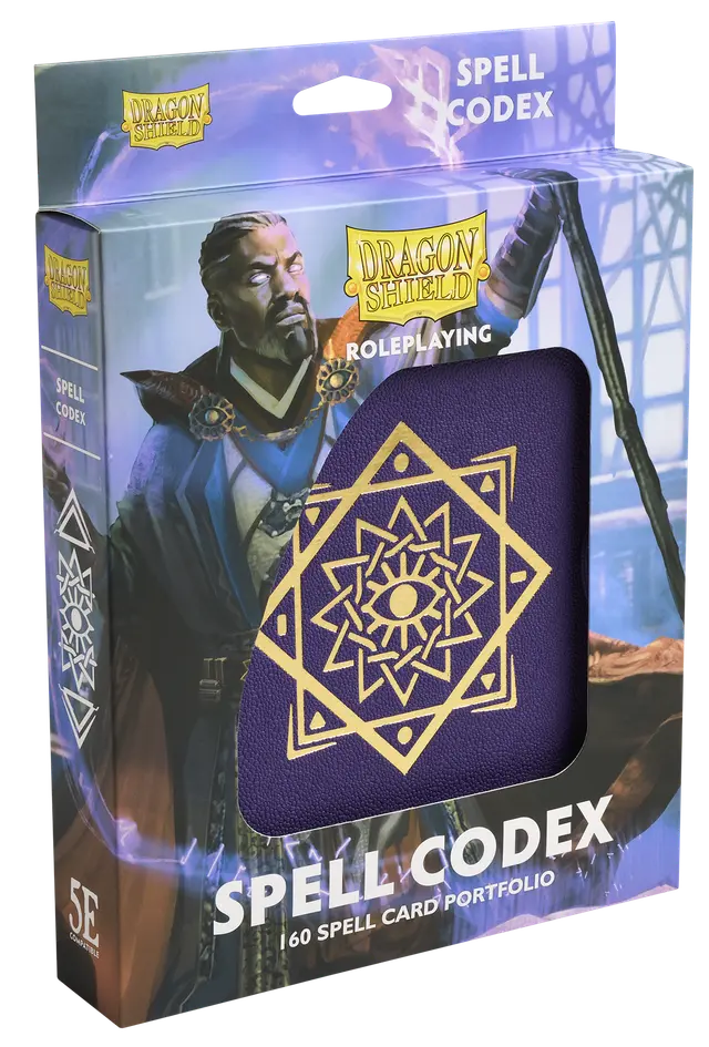 Dragon Shield - Spell Codex - Arcane Purple
