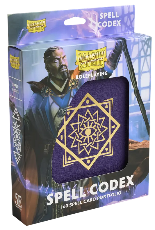Dragon Shield - Spell Codex - Arcane Purple