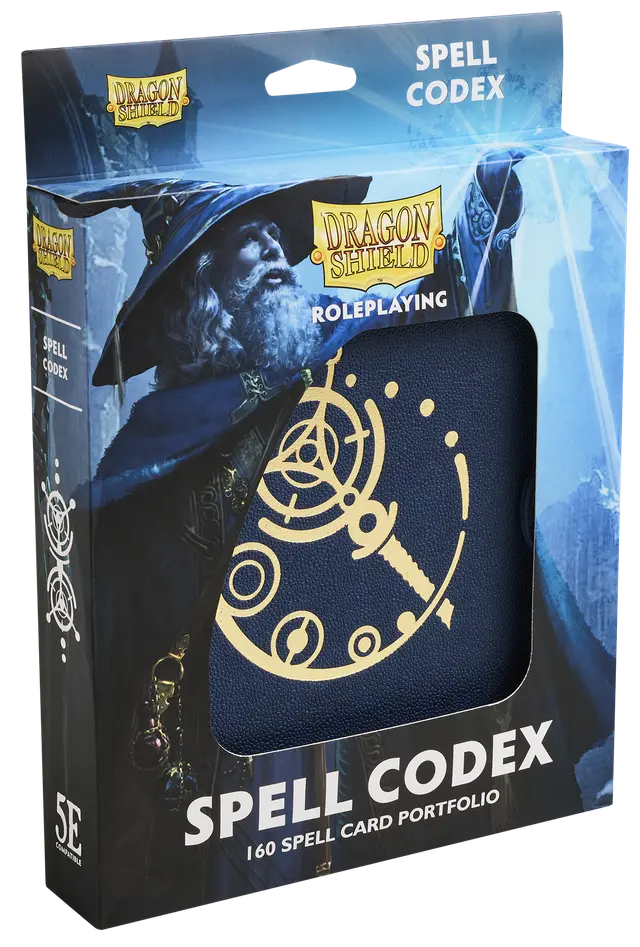 Dragon Shield - Spell Codex - Midnight Blue