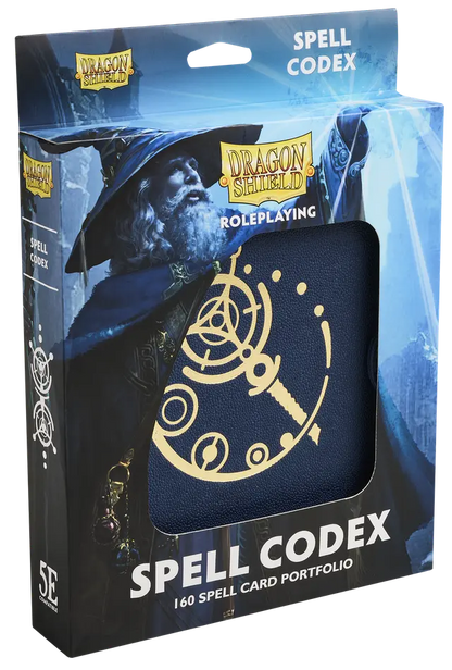 Dragon Shield - Spell Codex - Midnight Blue