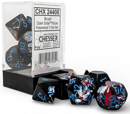 Brush Polyhedral Dark Side/blue 7-Die Set