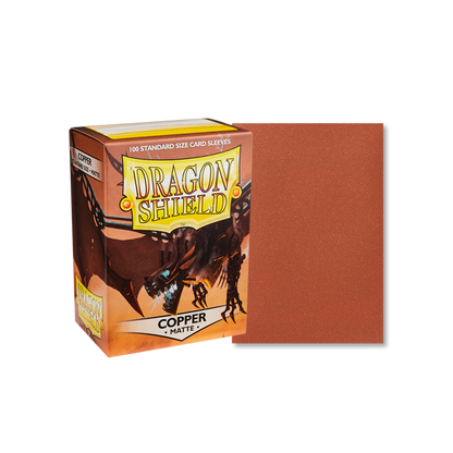 Dragon Shield - Standard Matte Sleeves Copper (100)