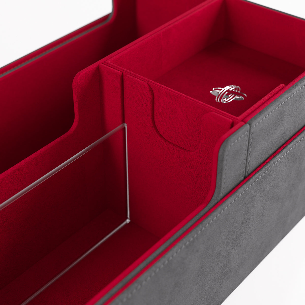 Gamegenic - Cards' Lair 1000+ PRO Grey/Red