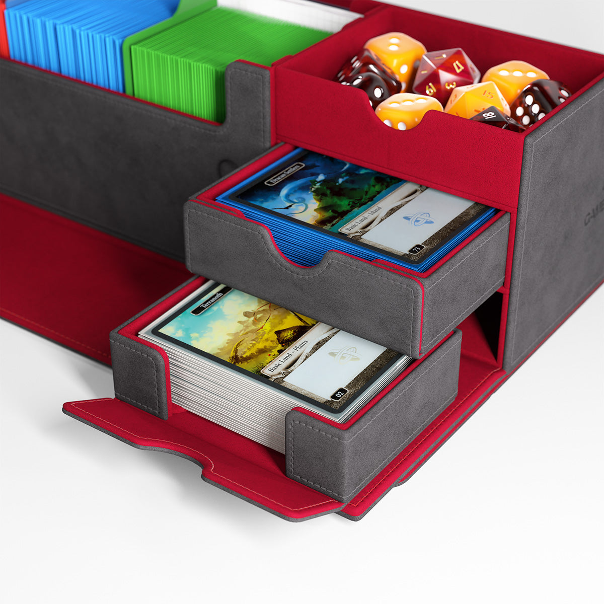 Gamegenic - Cards' Lair 1000+ PRO Grey/Red