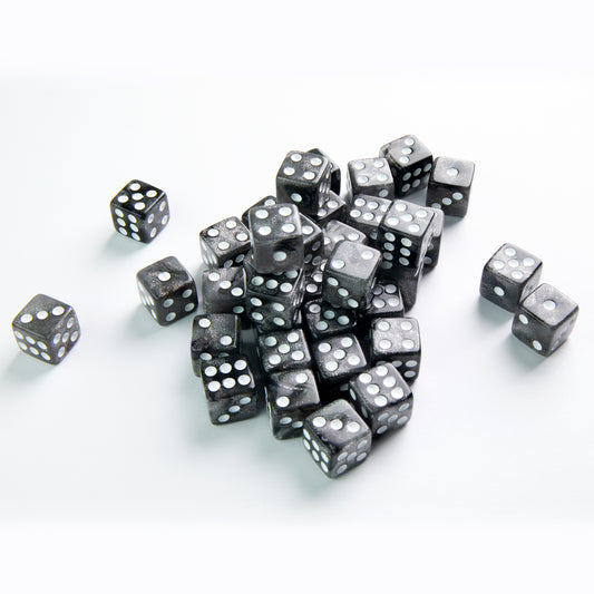 Gamegenic - Galaxy Series - Moon - D6 Dice Set 16 mm (12 pcs)