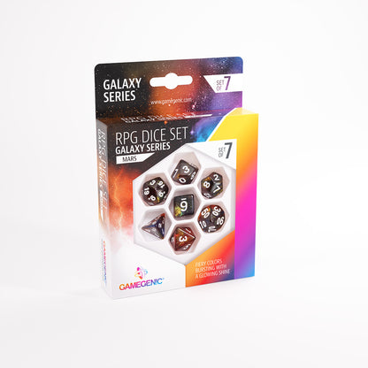 Galaxy Series - Mars - RPG Dice Set (7pcs)