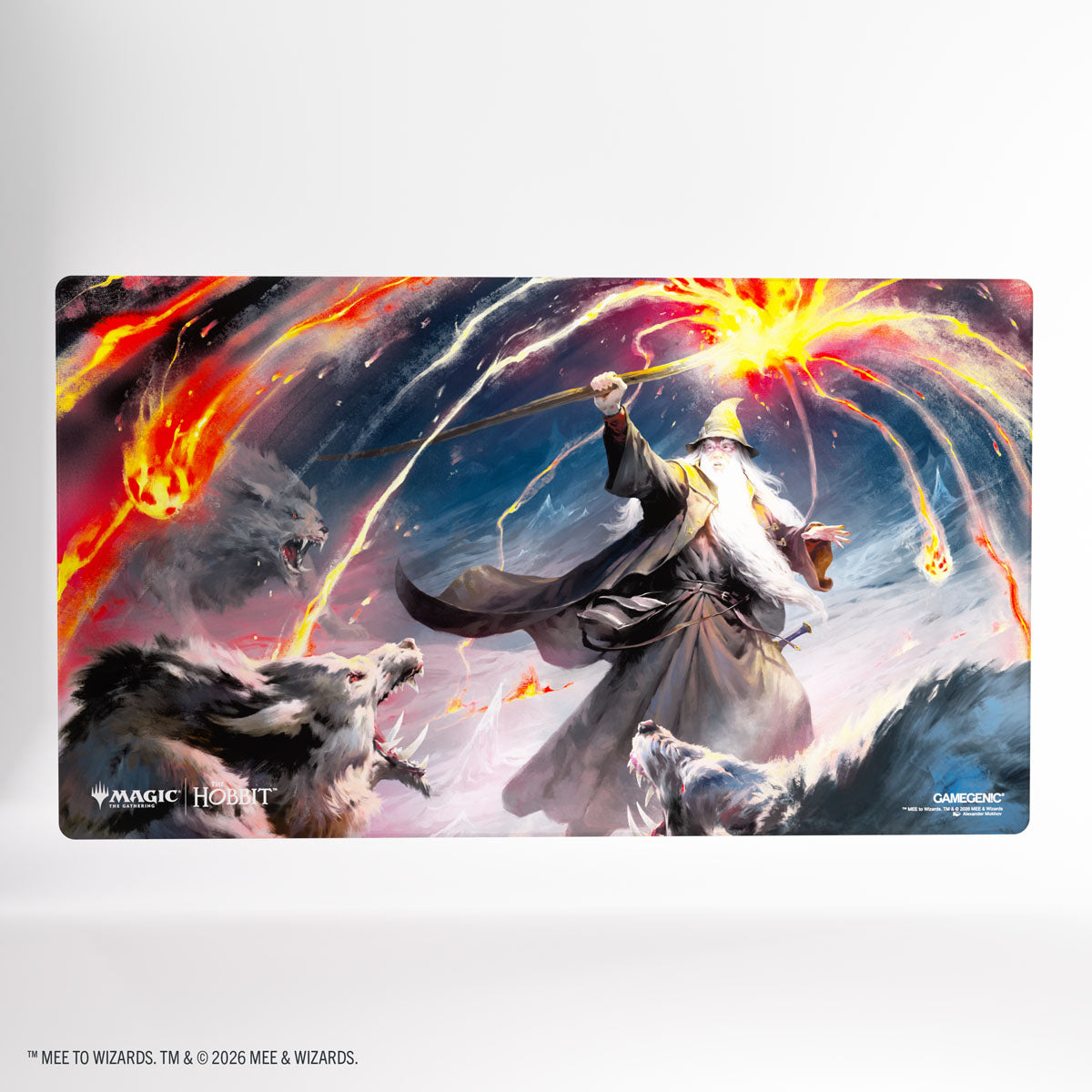 Gamegenic - 	Magic: The Gathering | The Hobbit Shiny Playmat - Gandalf, Shadow's Foe