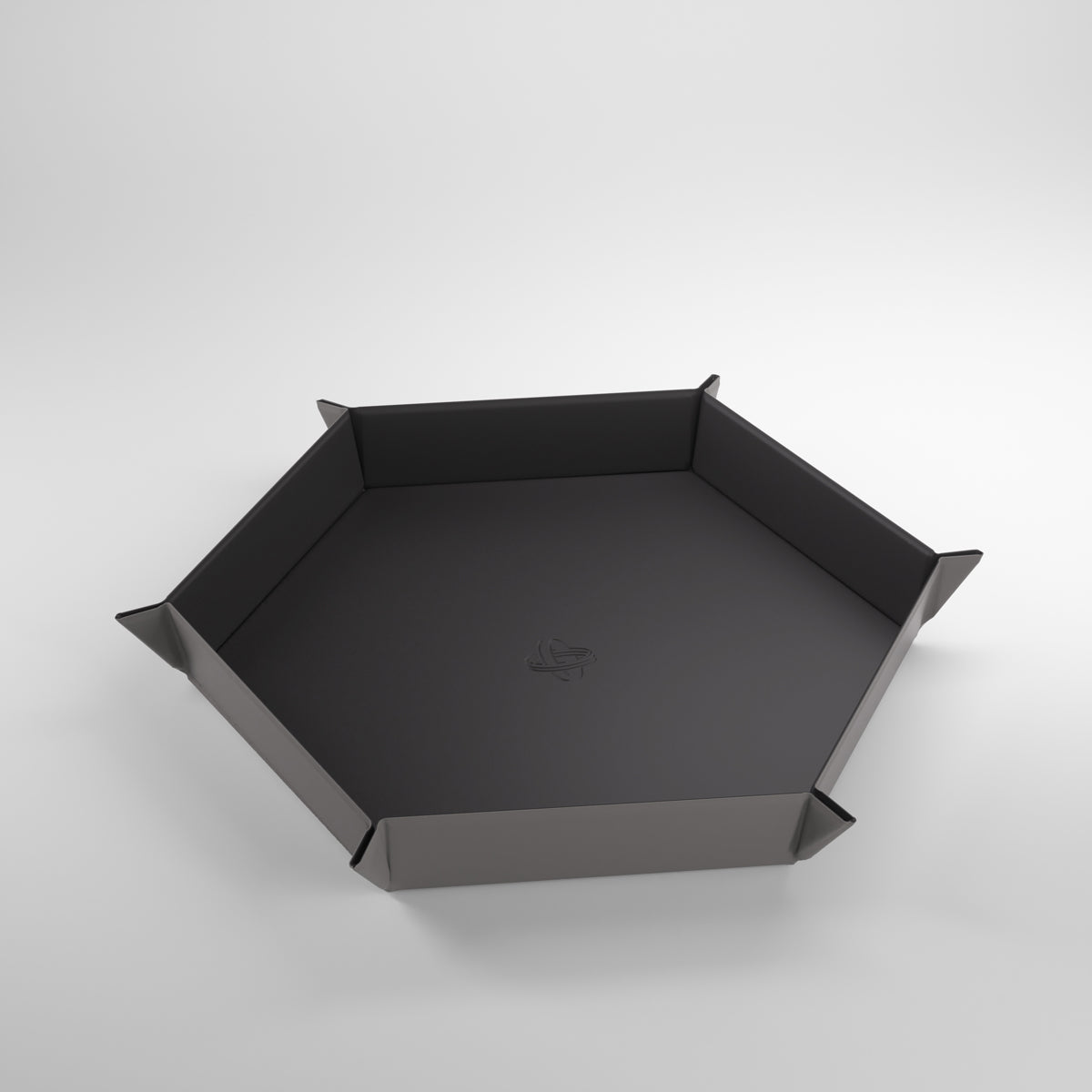 Magnetic Dice Tray Hexagonal Black/Gray