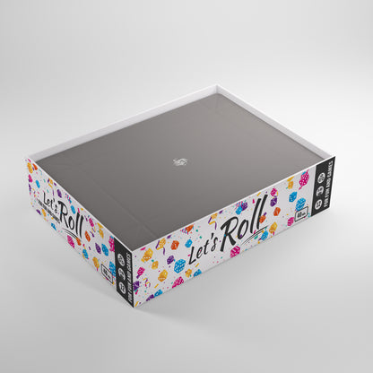 Gamegenic - Magnetic Dice Tray Rectangular Black/Gray