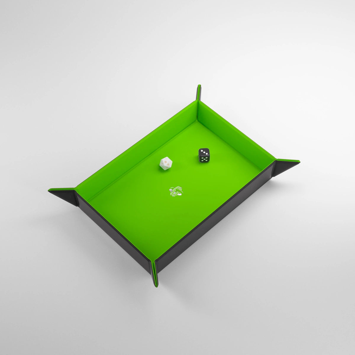 Gamegenic - Magnetic Dice Tray Rectangular Black/Green