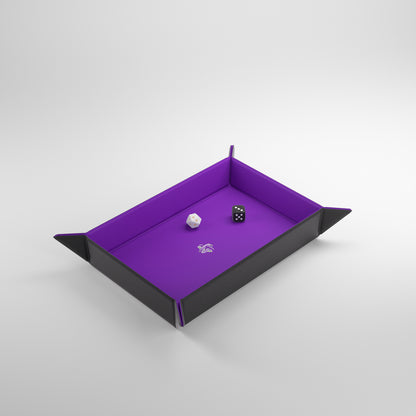 Gamegenic - Magnetic Dice Tray Rectangular Black/Purple