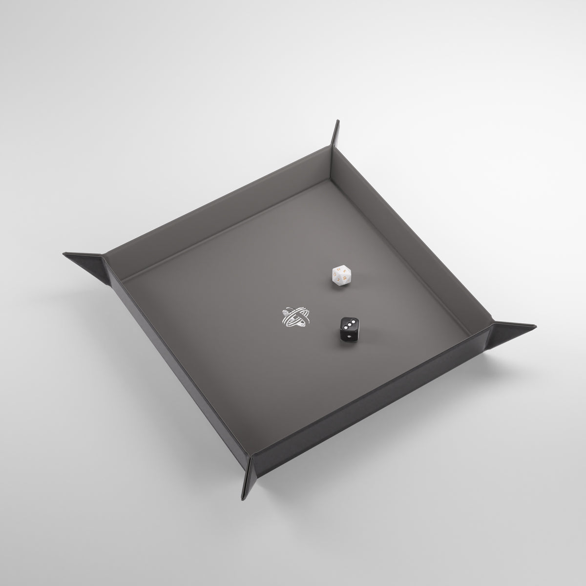 Magnetic Dice Tray Square Black/Gray