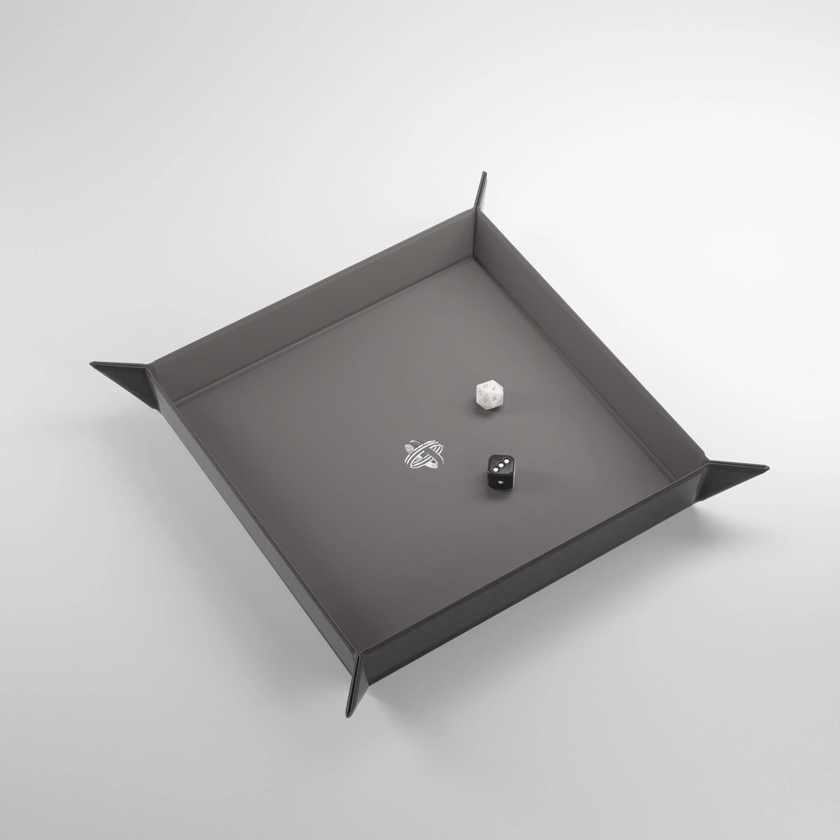 Gamegenic - Magnetic Dice Tray Square Black/Gray