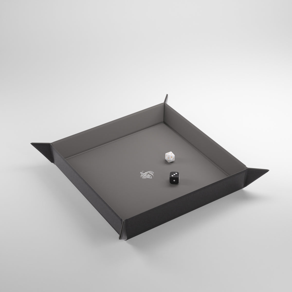 Magnetic Dice Tray Square Black/Gray