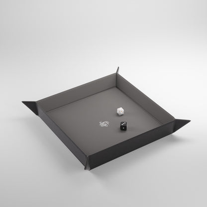 Magnetic Dice Tray Square Black/Gray