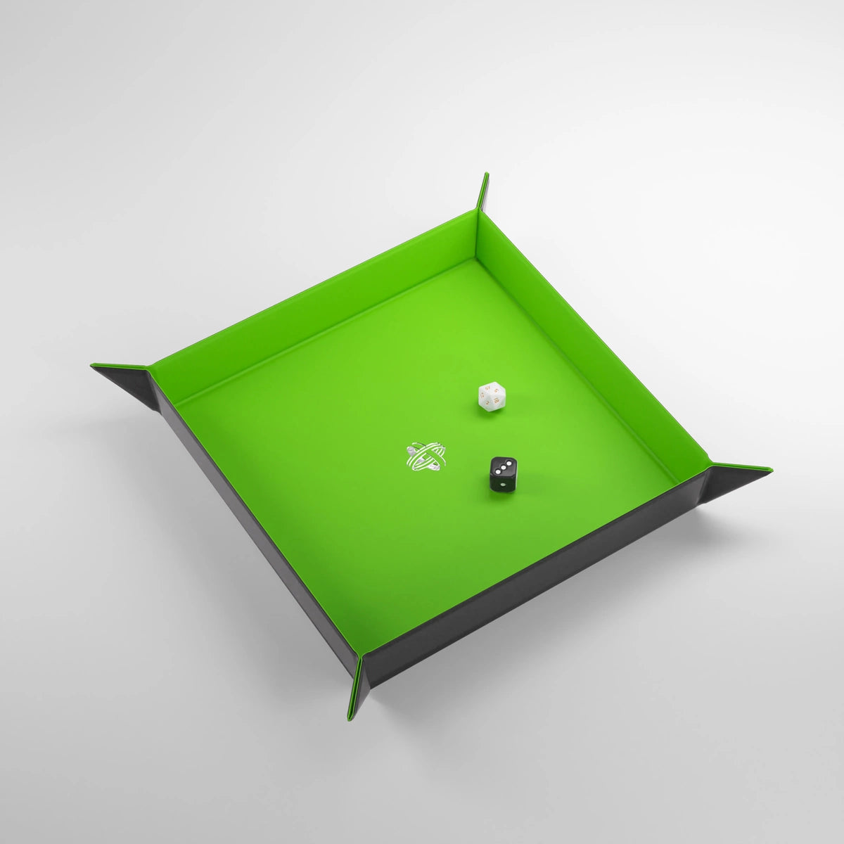 Gamegenic - Magnetic Dice Tray Square Black/Green