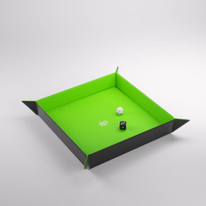 Magnetic Dice Tray Square Black/Green