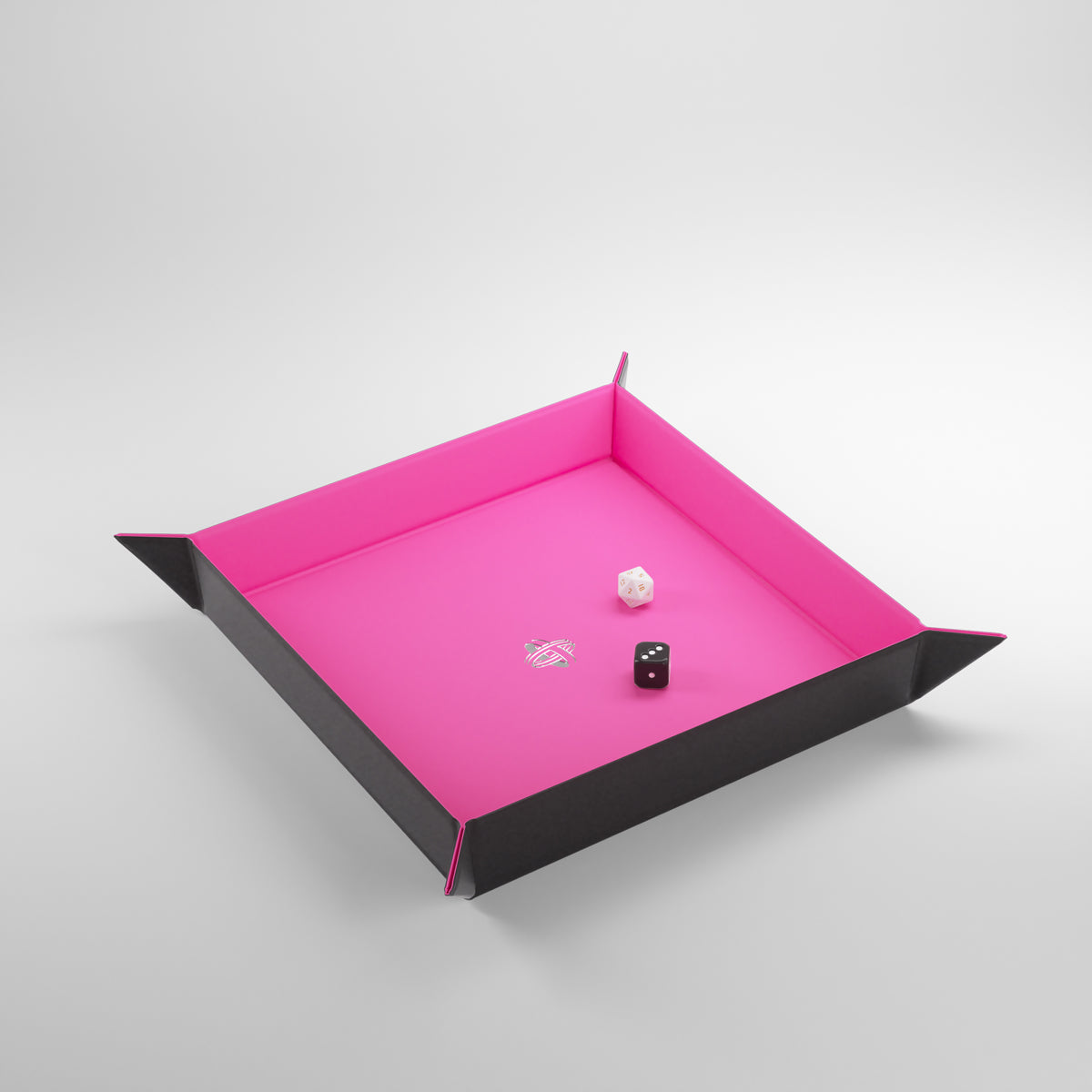 Magnetic Dice Tray Square Black/Pink