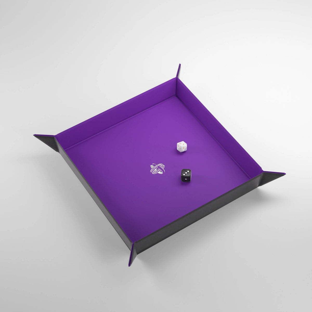 Gamegenic - Magnetic Dice Tray Square Black/Purple